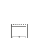 Banqueta + Jardinera Cinéo
