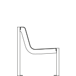 Banc acier Synergie
