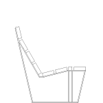 Fauteuil Kymo sans accoudoir