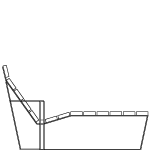 Liege Kymo mit Armlehnen