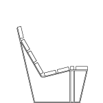 Sessel Kymo ohne Armlehnen 