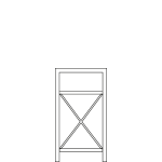 Absperrungen Zéo, 0,5 m