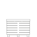 Clea round planter