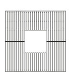 Synergie square Tree grate 1500