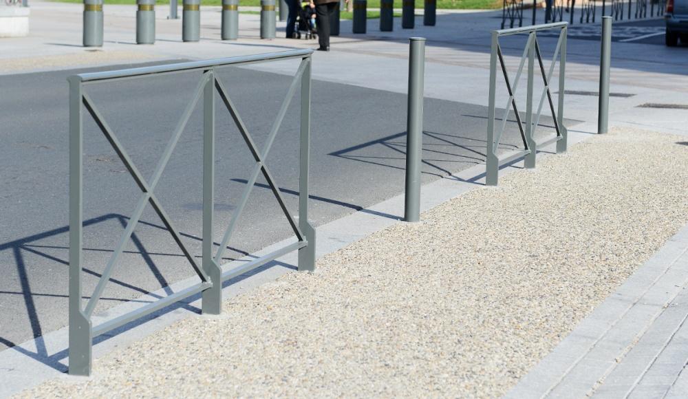 Barrière acier Classico 2m