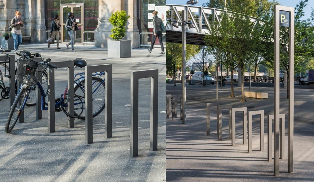 Fahrradständer Cinéo, niedrig